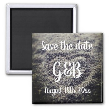 Save The Date Photo Magnet For Beach Wedding by photoedit at Zazzle