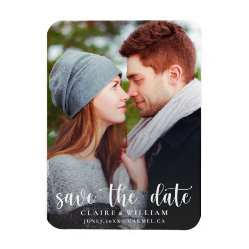 Save the Date Photo Magnet for Wedding