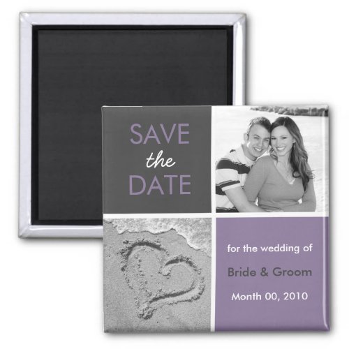 Save the Date Photo Magnets