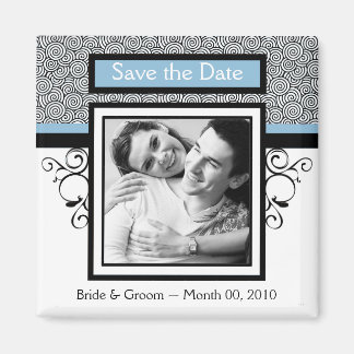 Save the Date Photo Magnets