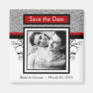 Save the Date Photo Magnets