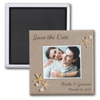 Save The Date Photo Magnets by PMCustomWeddings at Zazzle