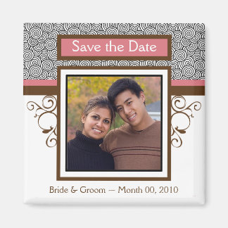 Save the Date Photo Magnets
