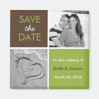 Save the Date Photo Magnets