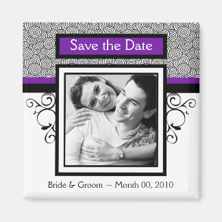 Save the Date Photo Magnets