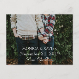 Save the Date Photo Postcard