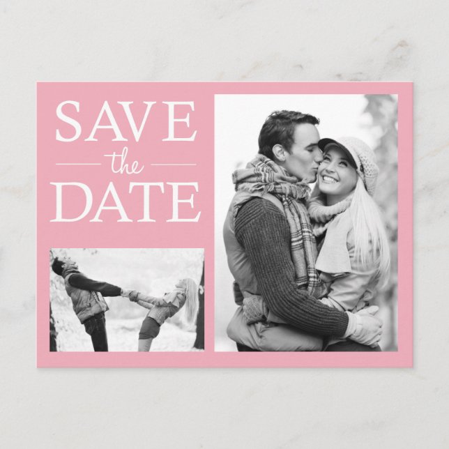 Save The Date Photo Postcard (Front)