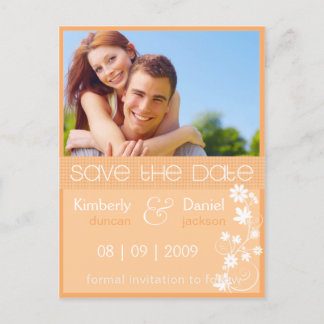 Save the Date Photo Postcard