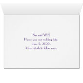 Save The Date Photo Rrame With Ribbon (Inside Horizontal (Bottom))