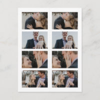 Save The Date Photo Strip Bookmark