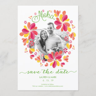 Save the Date - Photo, Tropical, Hawaiian, Island