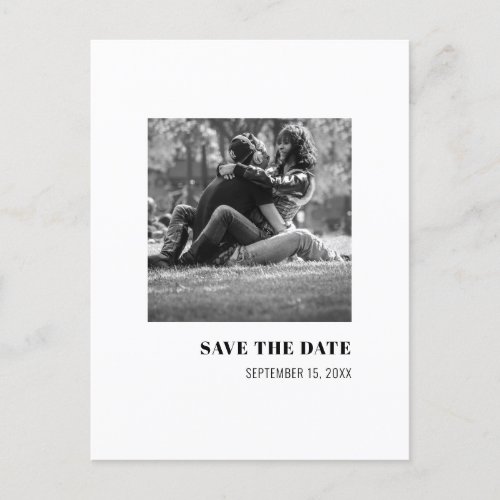 Save The Date Photo Wedding Invitation Postcard