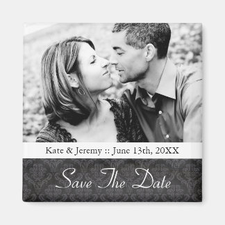 Save the Date Photo Wedding Magnet
