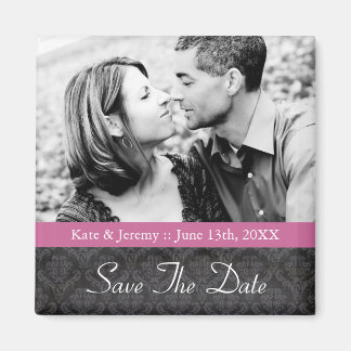 Save the Date Photo Wedding Magnet