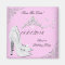 Save The Date Pink Silver High Heels Shoes Tiara