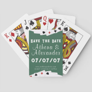 Save The Date Playing Cards