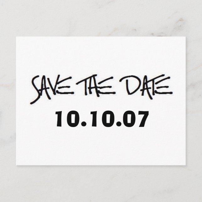 SAVE THE DATE Post Cards (Front)