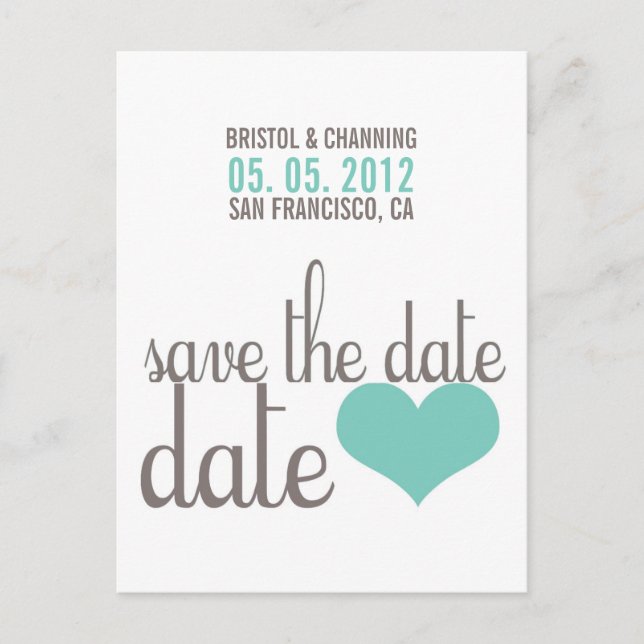 SAVE THE DATE Postcard (Front)