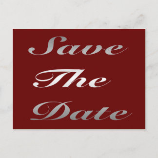 Save The Date Postcard