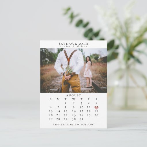 Save the Date Postcard | Zazzle