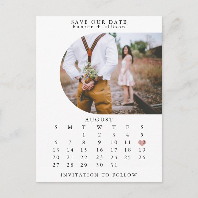 Save the Date Postcard (Front)