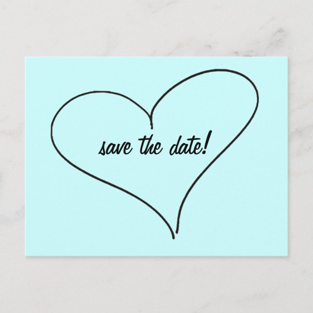 save the date postcard (Front)