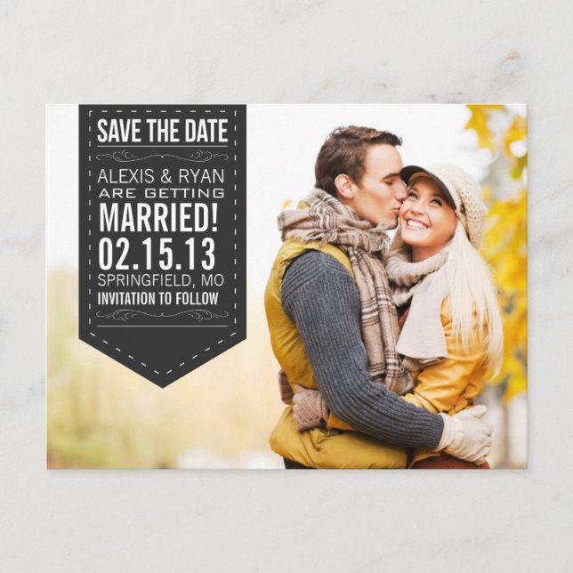 Save The Date Postcard (Front)