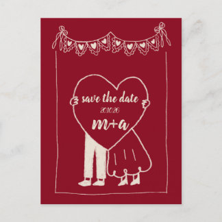 Save the date postcard