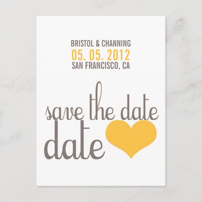 SAVE THE DATE Postcard (Front)