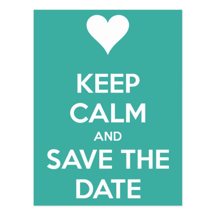 Save the Date Postcard