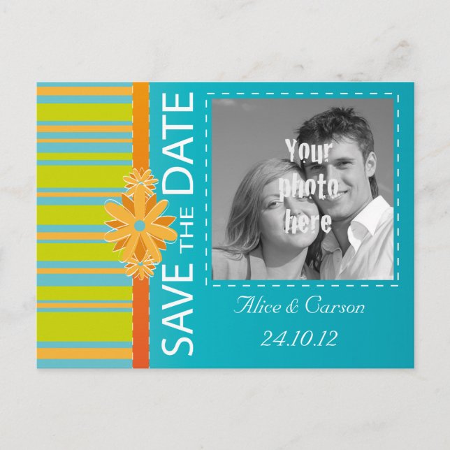 Save the date postcard (Front)