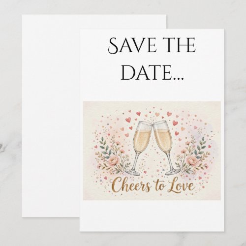 Save the date postcard