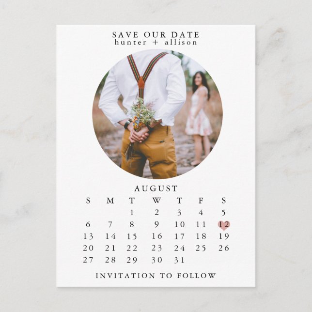 Save the Date Postcard (Front)