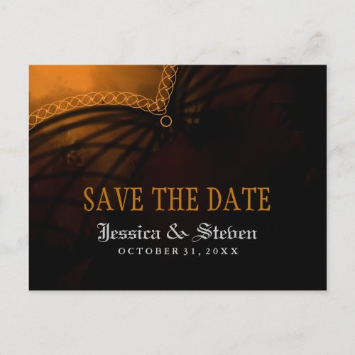Save the Date Postcard _ Gothic Wedding