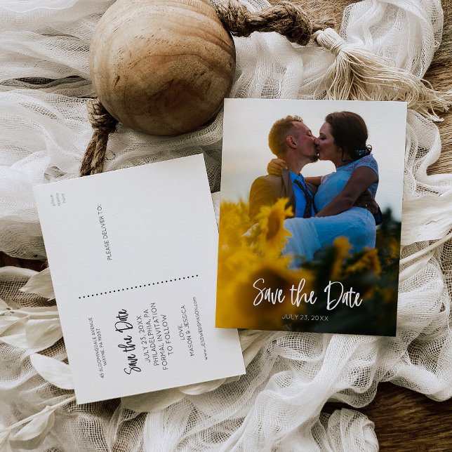 Save The Date Postcard - Handwritten (Creator Uploaded)