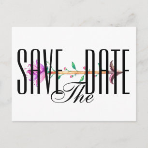 Save the Date Postcard Invitation