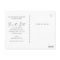 Save The Date Postcard - Minimal Script