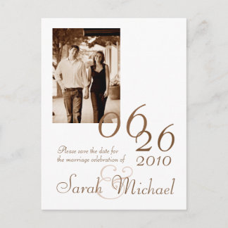 Save the Date Postcard Photo 01