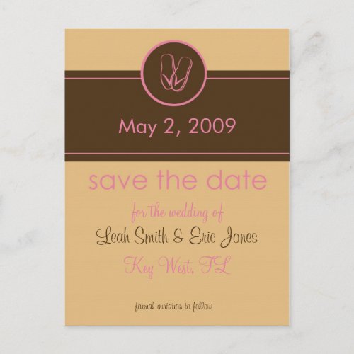 Save the Date Postcard TEMPLATE