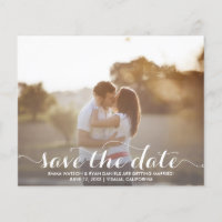 Save The Date Postcard Template