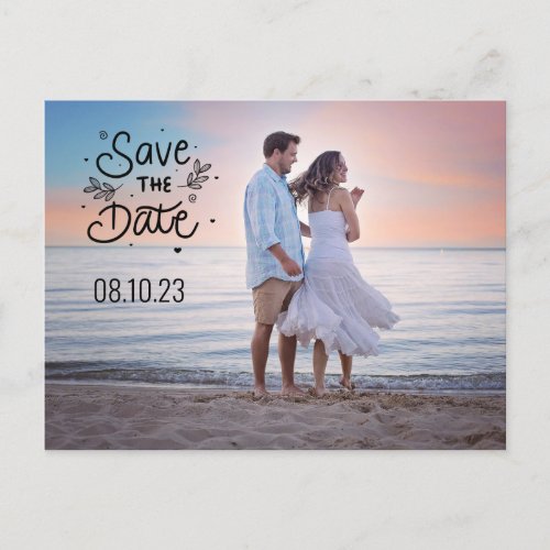 Save the date Postcard with your photo