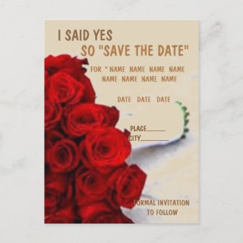 Save The Date Postcards by CREATIVEWEDDING at Zazzle