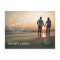 Save the Date Postmark Circle Photo Postcard