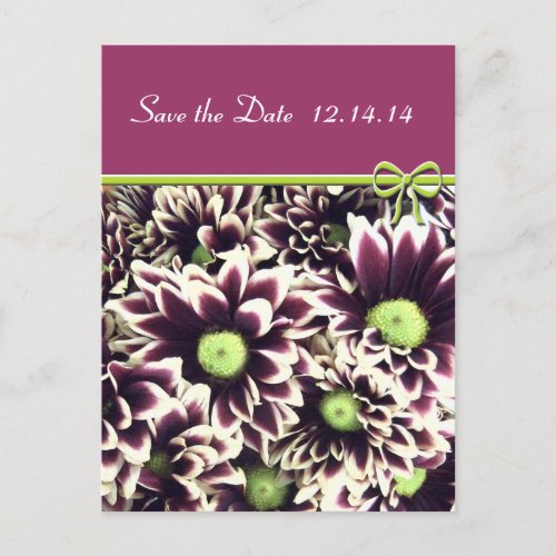 Save The Date  Queen Annes Lace Announcement Postcard