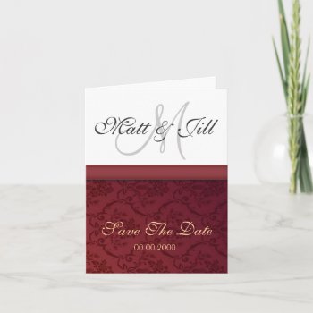 Save The Date_r Announcement by 3dbacks at Zazzle