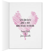 Save the Date red hearts Cards (Inside (Right))