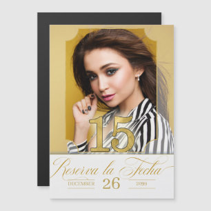Save the Date Reserva la Fecha Spanish Quinceanera