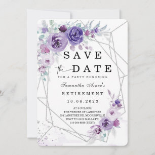 Save the Date Retirement Invitation