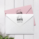 Save The Date Return Address Rubber Stamp<br><div class="desc">Create your own save the date return address rubber stamp. This simple design features hand lettered typography with a drawn heart. Perfect for Valentine themed weddings,  bridal showers,  baby showers,  and birthday parties.</div>