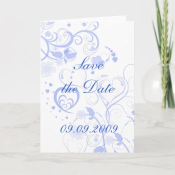 "save The Date" Romantic Design Announcement by karanta at Zazzle